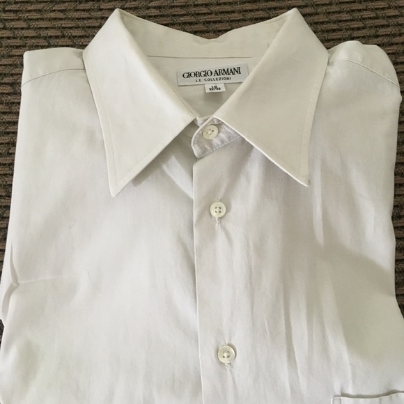 giorgio armani men's dress shirts